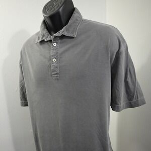Onward Reserve Polo Men XXL Gray Short Sleeve Cotton Casual